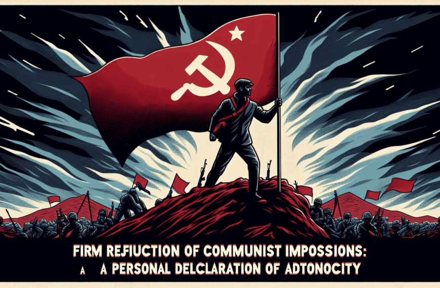 Rechazo Firme a las Imposiciones Comunistas: Una Declaración de Autonomía Personal