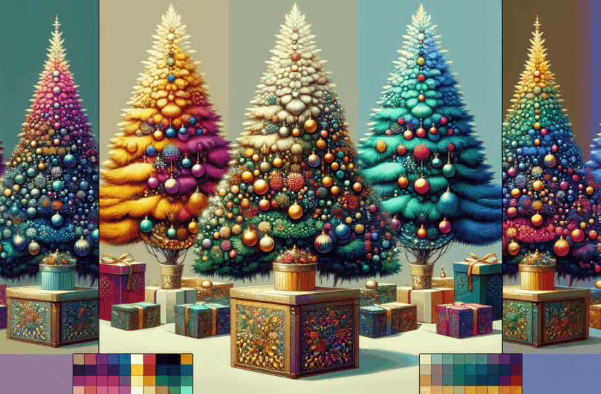 El Adiós Al Verde: La Sofisticada Moda de Árboles de Navidad para 2024