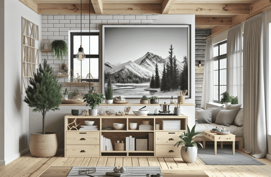 Optimiza Tu Hogar: Diseño Abierto en Apartamento Nórdico