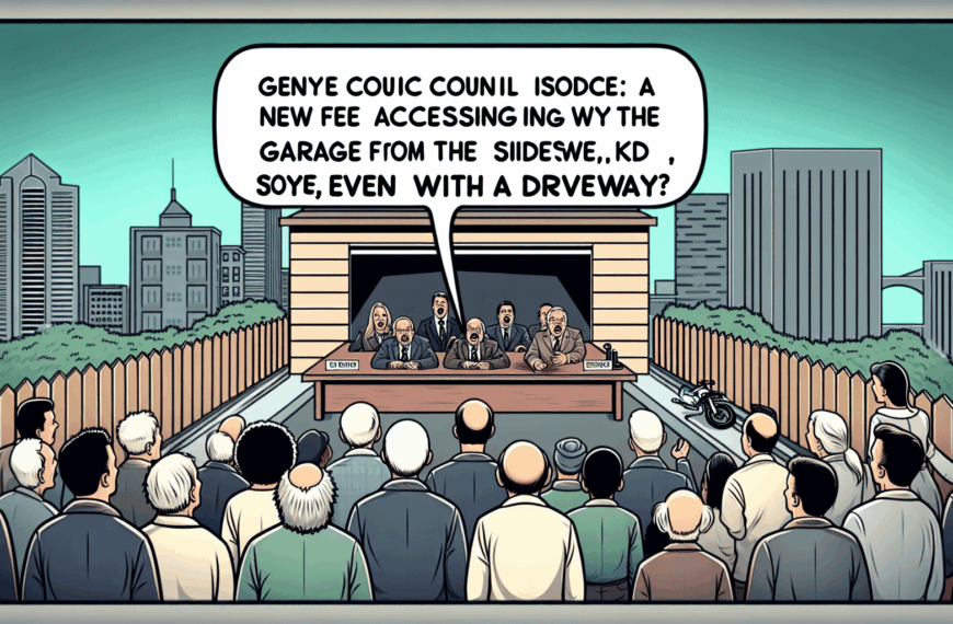 El Ayuntamiento Establece Tarifa por Uso de Acera para Acceso a Garajes con Vado