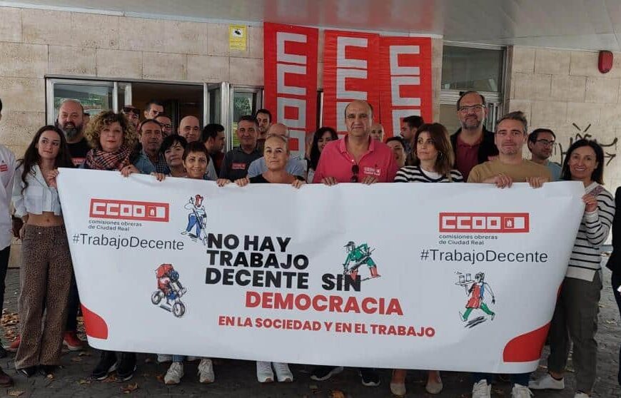 CCOO de Ciudad Real Aboga por la Presencia Sindical para Garantizar Democracia Laboral y Trabajo Decente