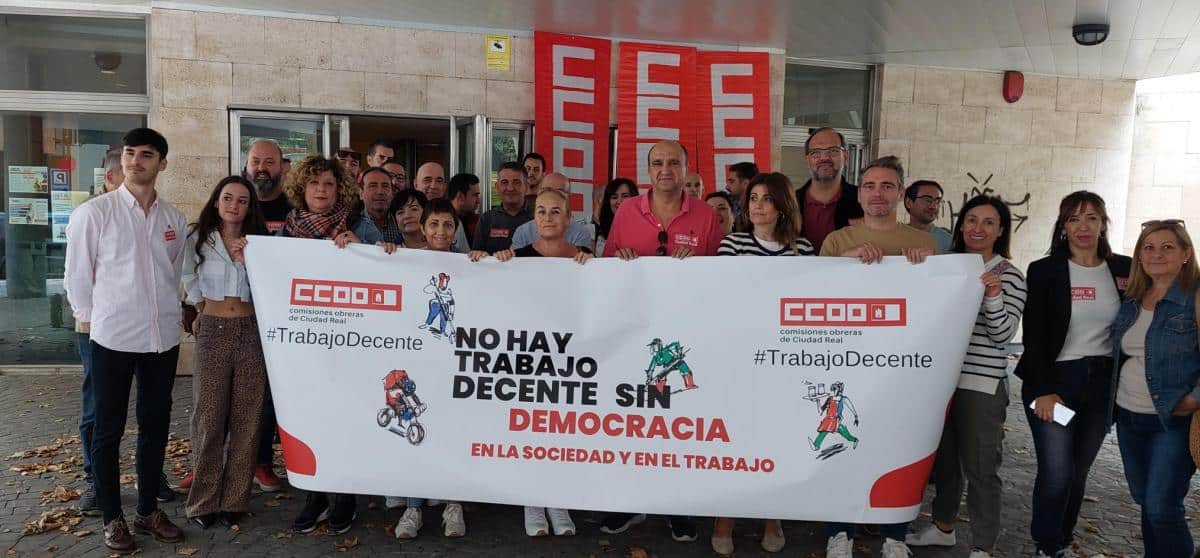 CCOO de Ciudad Real Aboga por la Presencia Sindical para Garantizar Democracia Laboral y Trabajo Decente