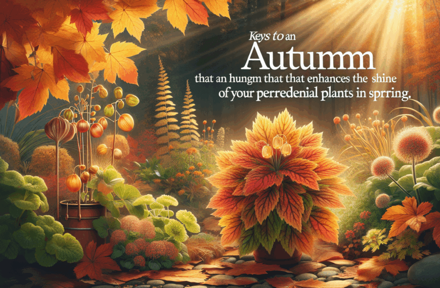 Claves para un Otoño que Potencie el Brillo de tus Plantas Perennes en Primavera