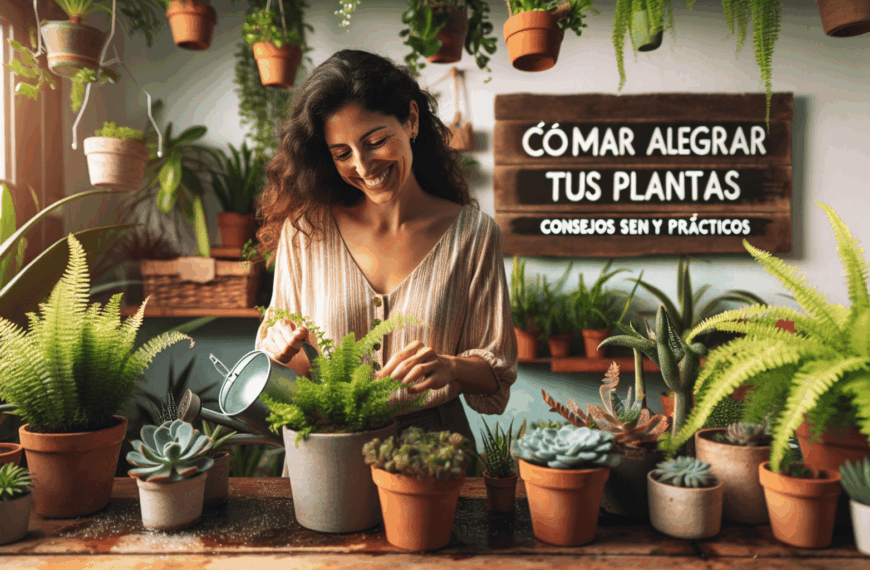 Cómo Alegrar tus Plantas: Consejos Sencillos y Prácticos