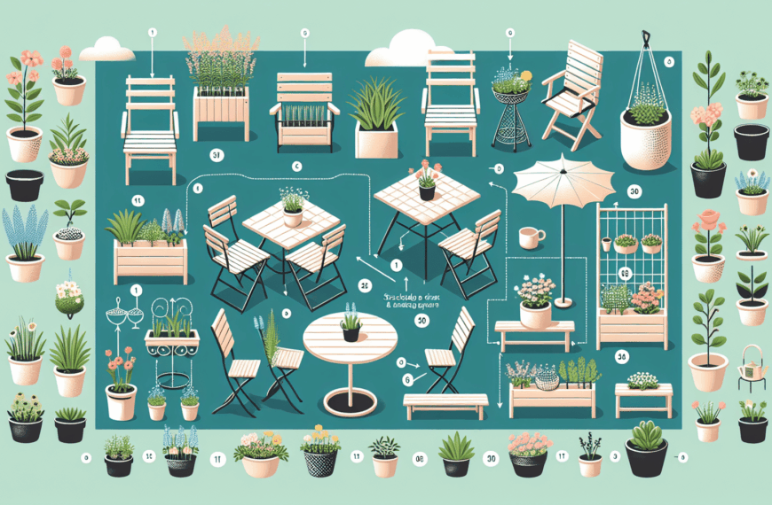 Ideas 2024: Elige el Conjunto de Jardín Perfecto para Espacios Pequeños