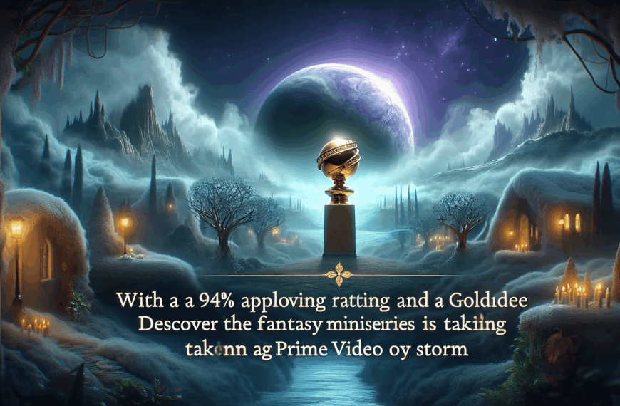 Con 94% de Aprobación y un Globo de Oro, Descubre la Miniserie de Fantasía que Arrasa en Prime Video