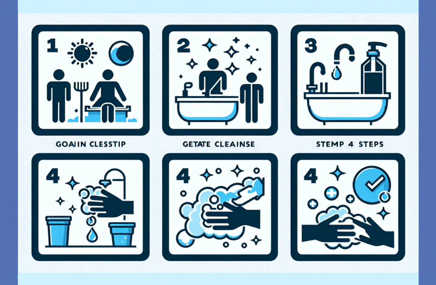 Guía en Cuatro Pasos para Mantener la Limpieza Siempre