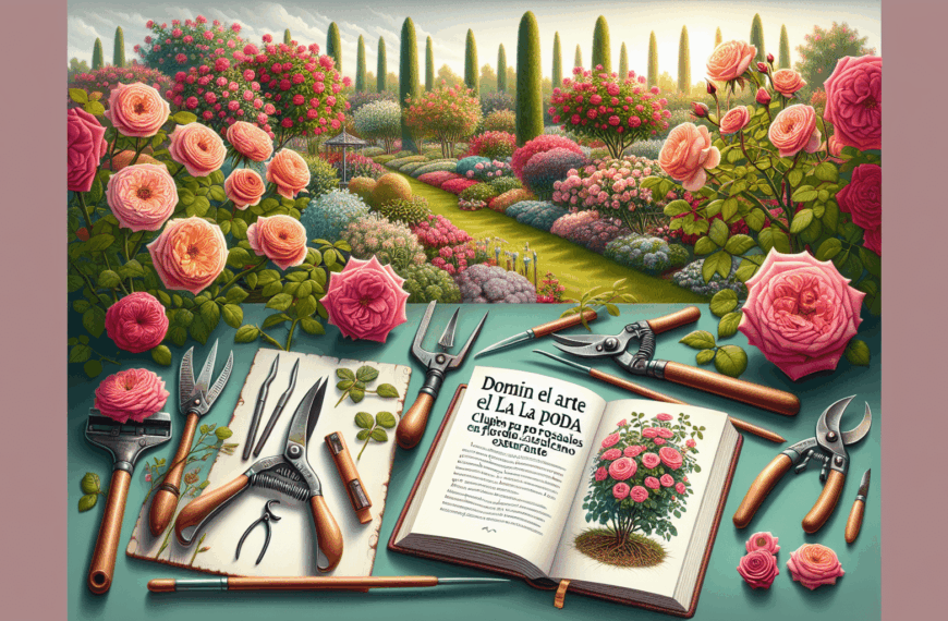 Domina el Arte de la Poda: Claves para Rosales en Floración Exuberante