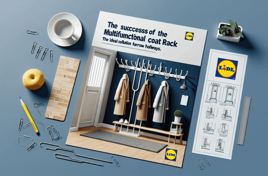 El Éxito del Perchero Multifuncional de Lidl: La Solución Ideal para Pasillos Estrechos