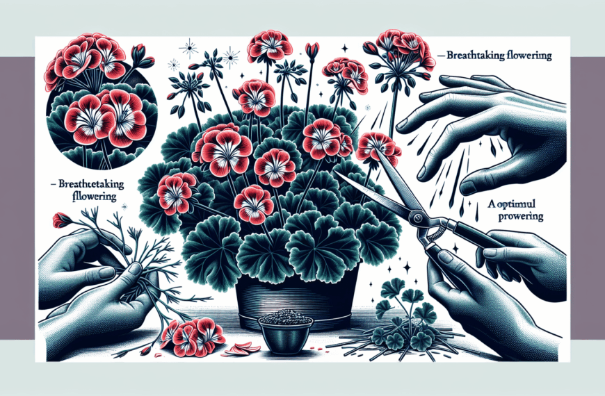 Guía Definitiva: Cuándo Podar Tus Geranios para una Floración Deslumbrante