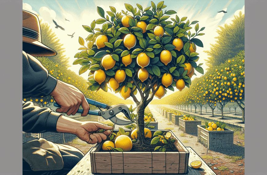 Podar tu Limonero para una Cosecha Excepcional: Guía Esencial para Limones Abundantes y de Calidad