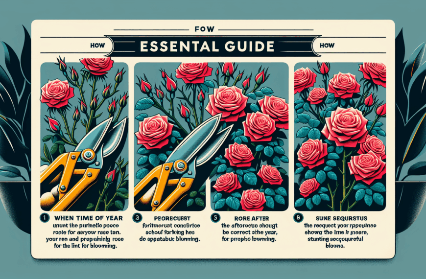 Segredos de Jardinería: Podando Tus Rosales para una Floración Exuberante