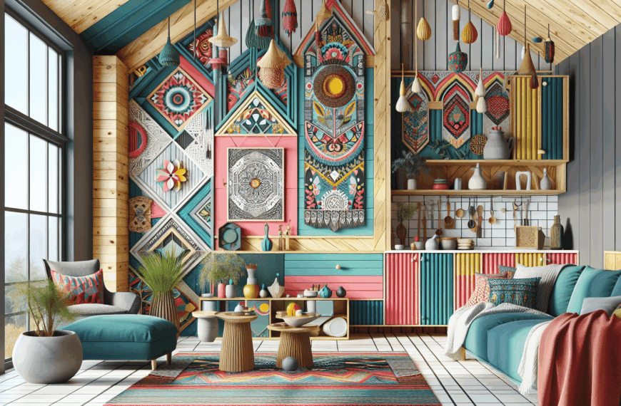 Vibrancia Nórdica: Transformando Espacios con Colores y Estampados Audaces