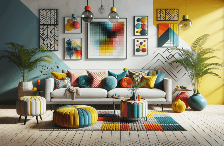 Hogar Vibrante: Fusión Nórdica y Colores Intensos en Diseños Audaces