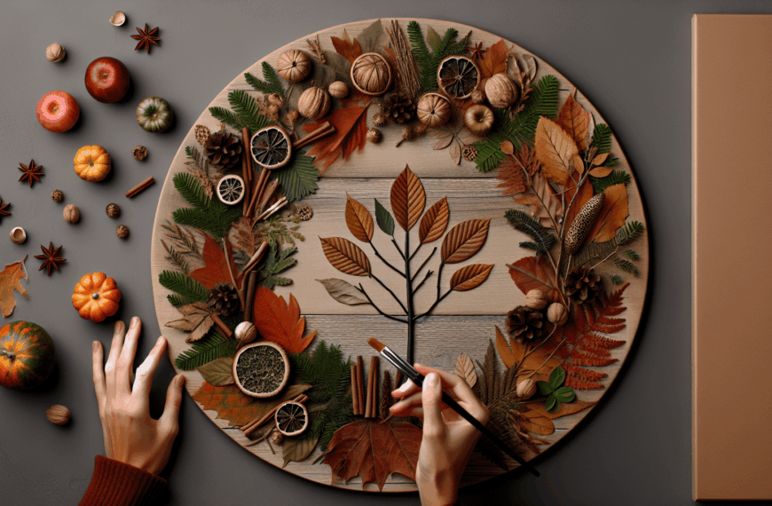 Inspiración Otoñal: Decoraciones Creativas con Elementos Naturales