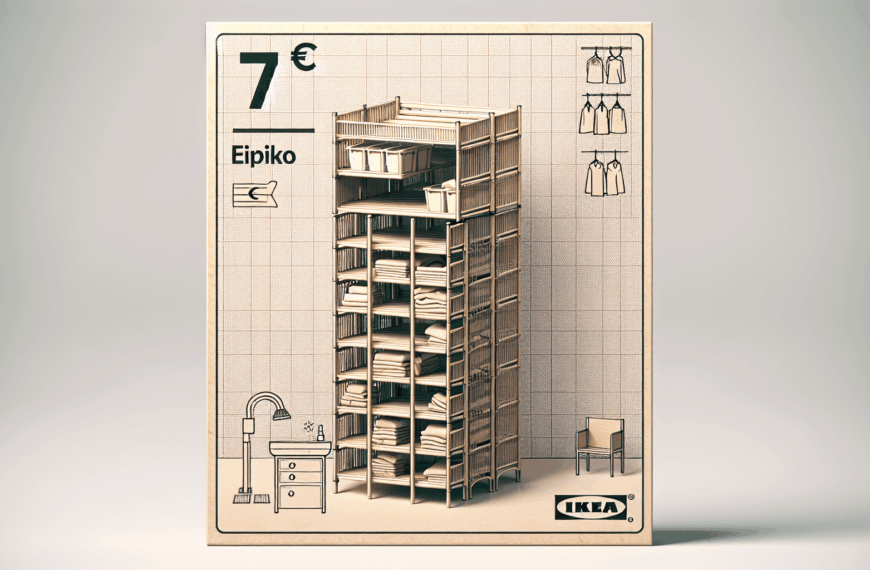 Ikea Lanza Tendedero Compacto y Apilable Perfecto para Espacios Reducidos por Solo 7 Euros