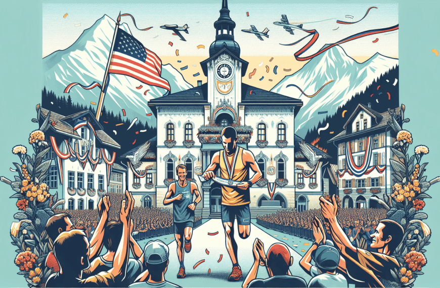 Jesús Gil es recibido en el Ayuntamiento tras ser subcampeón mundial de Skyrunning