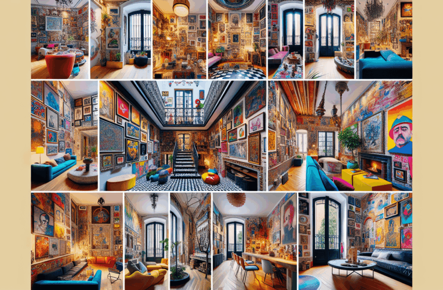 La Casa Espectacular de Mario Vaquerizo y Alaska en Madrid: Un Banquete de Color y Creatividad