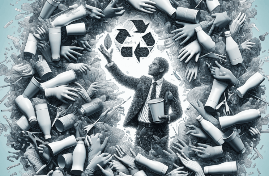 Revolucionaria Iniciativa de Reciclaje de Guantes de Plástico que Fascinaría a Greta Thunberg