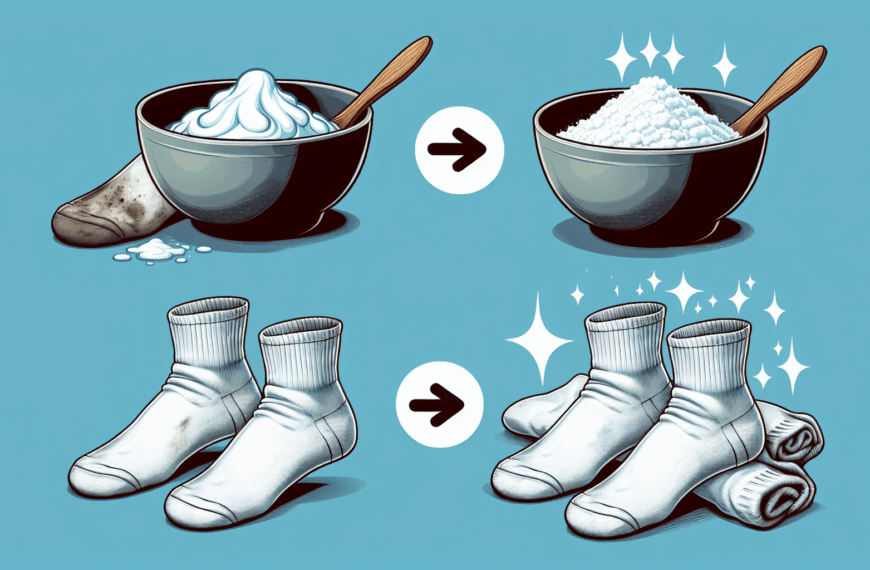 Descubre el Secreto Natural para Devolver el Blanco Impecable a Tus Calcetines