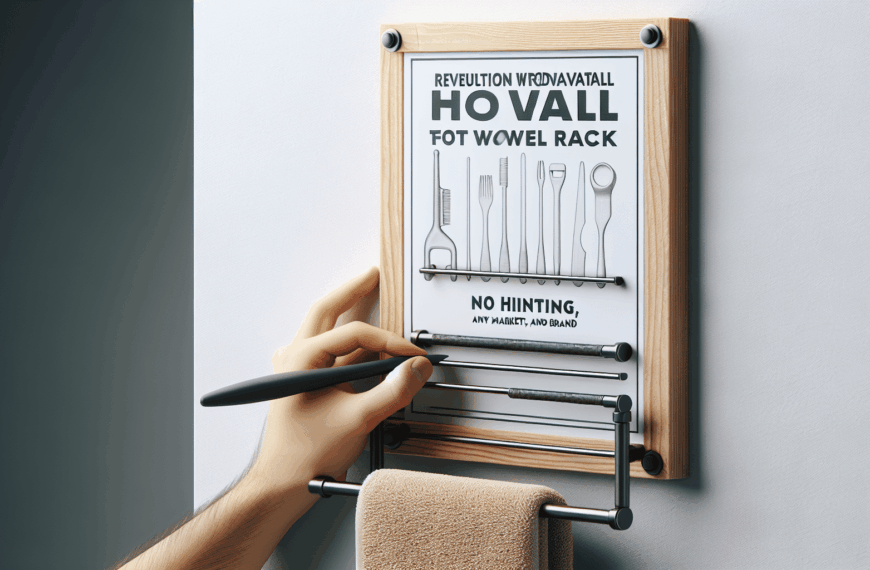 Lidl Innova con Toallero Adhesivo para Optimizar Espacios en Baños Pequeños