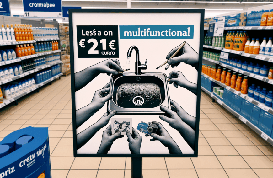 Lidl Revoluciona el Mercado con Innovador Accesorio de Fregadero por Solo 12 Euros