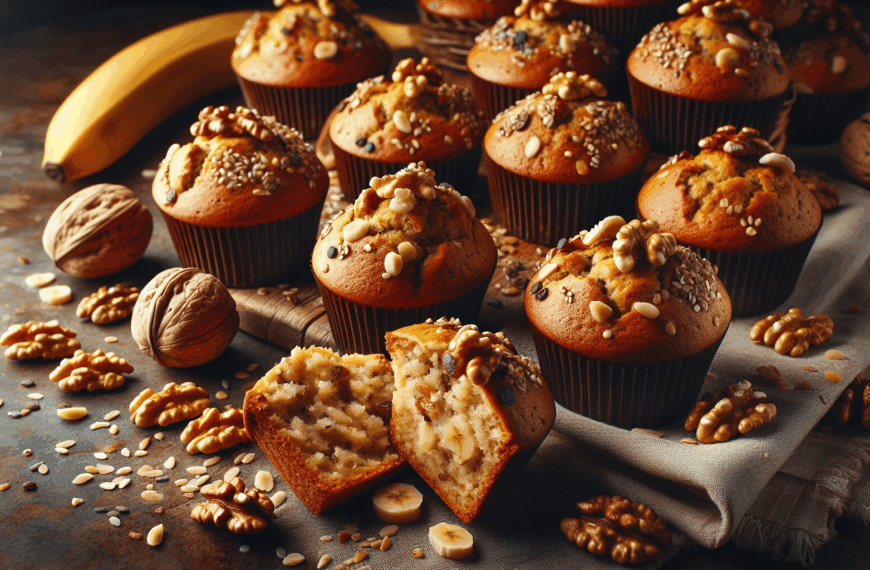 Deliciosos Muffins de Plátano con Semillas y Nueces: La Especialidad de Delikatissen