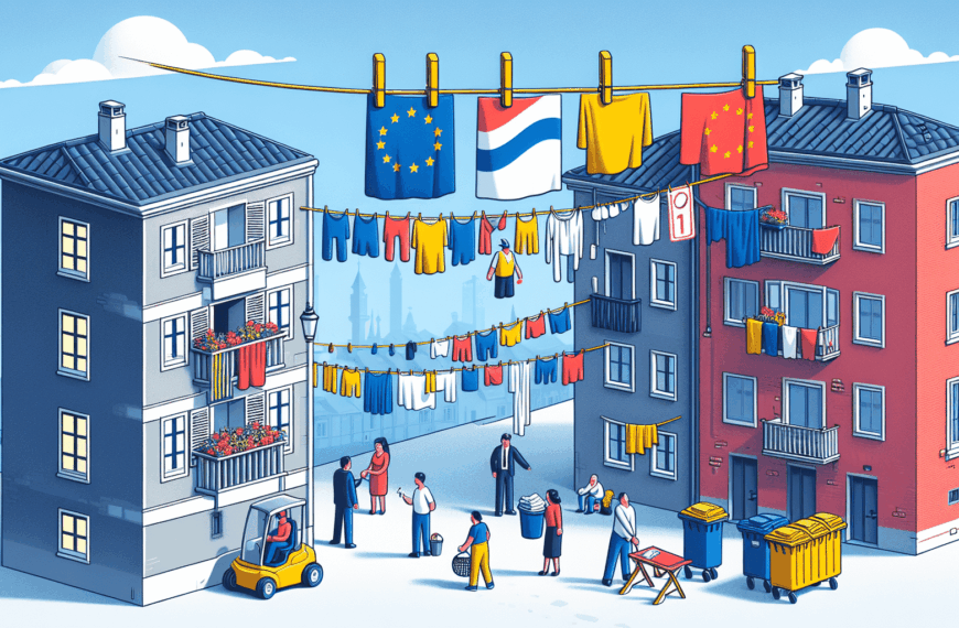 Imponen Sanciones de Hasta 750 Euros por Colgar Ropa o Banderas en Balcones