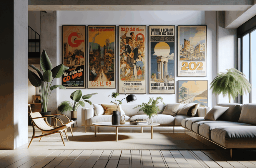 Paredes que Hablan: La Reinvención de los Pósters Vintage en la Decoración Contemporánea