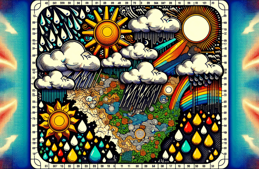 Previsión meteorológica de lluvias y chubascos fuertes para este miércoles en Castilla-La Mancha