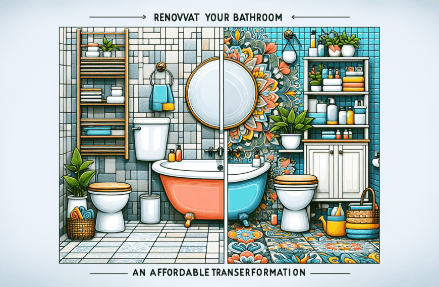 Transforma Tu Baño: Azulejos Pintados y Renovación Económica