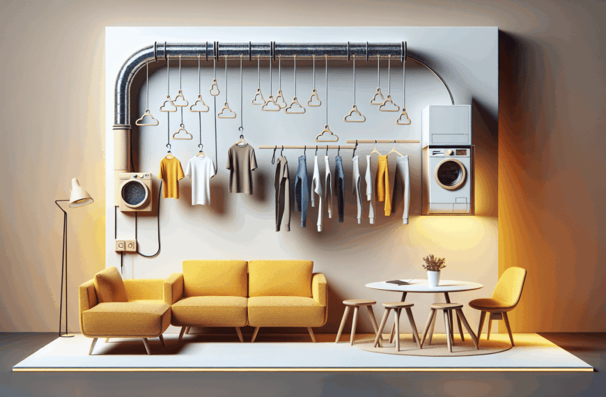 Revolucionaria Técnica para Secar Ropa en Espacios Reducidos Sin Sacrificar Espacio
