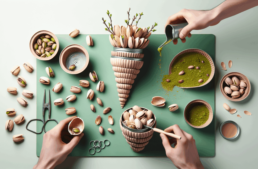 Crea Portavelas Únicos Reciclando Cáscaras de Pistacho