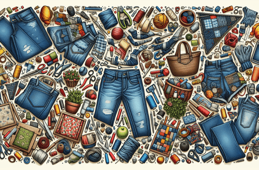 Renueva Tus Jeans Usados: Ideas Innovadoras para Revitalizarlos