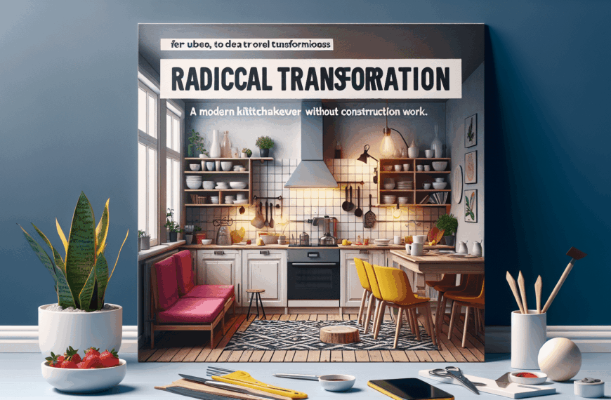 Cocina Moderna y Accesible por Menos de 12 Euros: Una Transformación Sin Obras