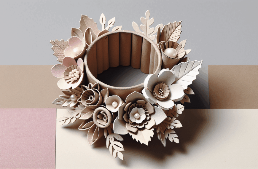 Transforma Tubos de Cartón en Elegantes Servilleteros: Ideas Creativas de Moldeado