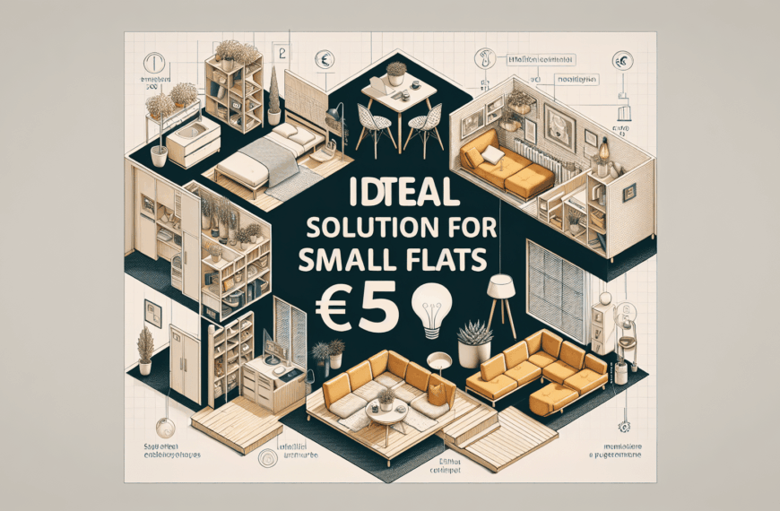 Aprovecha el Espacio con Soluciones para Pisos Pequeños por Solo 5 Euros