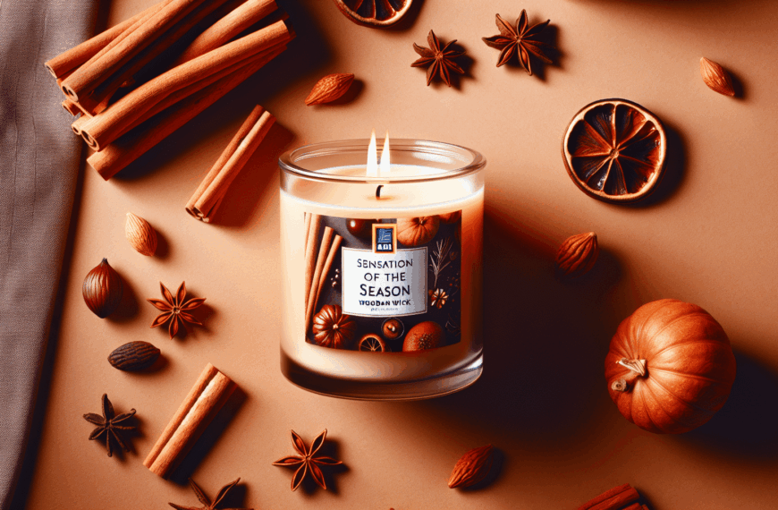 Aldi Presenta sus Velas Aromáticas de Mecha de Madera: El Aroma Perfecto para la Temporada