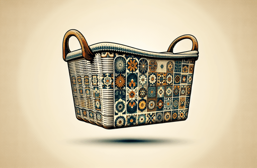 Zara Home Reinventa la Cesta de Ropa Sucia con Elegancia Vintage Inspirada en Nuestras Abuelas