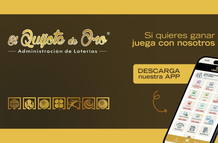 Compra en línea de boletos de la Lotería Nacional con ‘El Quijote de Oro’