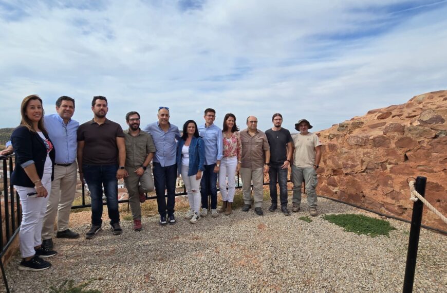 El presidente de la Diputación de Ciudad Real visita Montiel para supervisar proyectos en curso