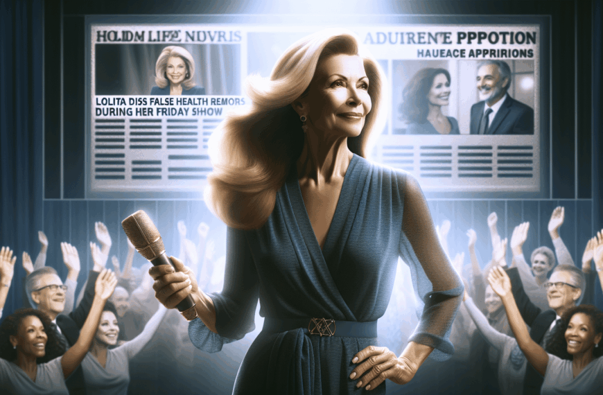 Lolita desmonta rumores falsos sobre su salud en su aparición en ‘¡De viernes!’