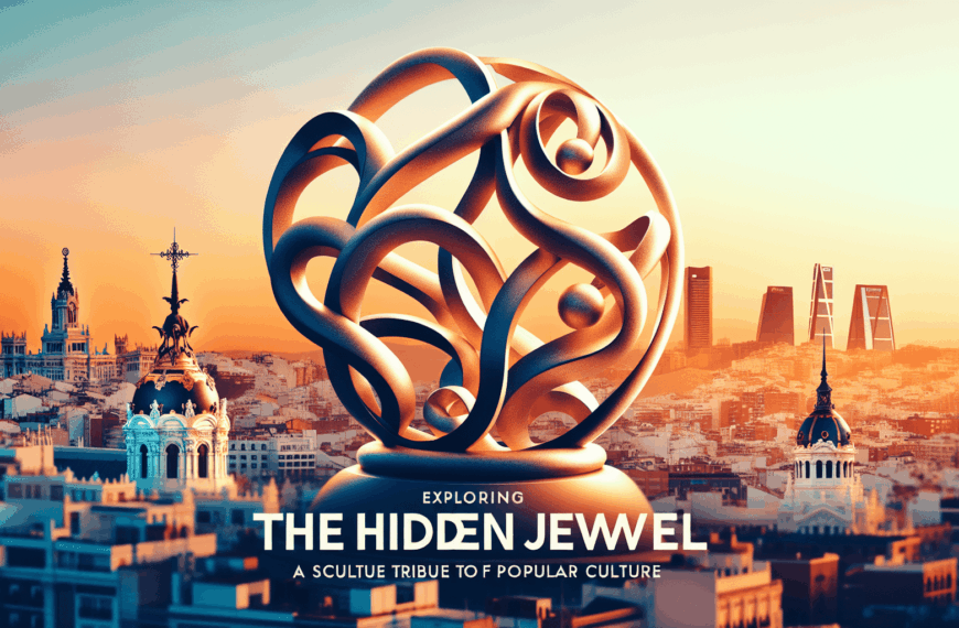 Descubriendo la Escultura Oculta en Madrid: Un Tributo a la Cultura Popular