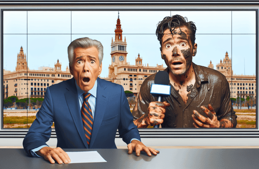 Iker Jiménez despide al reportero Rubén Gisbert por presentarse embarrado antes de una conexión en directo desde Valencia