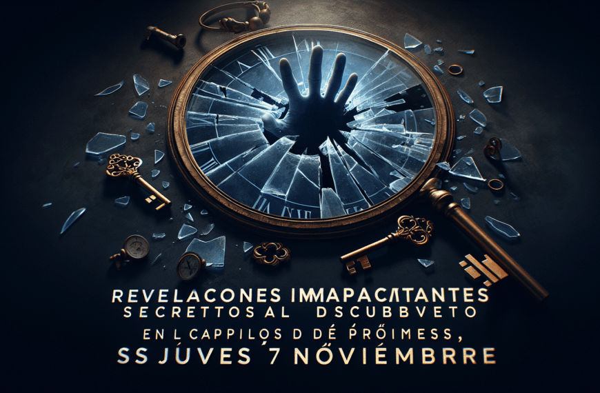 Revelaciones Impactantes: Secretos al Descubierto en el Capítulo 459 de ‘La Promesa’ este Jueves, 7 de Noviembre