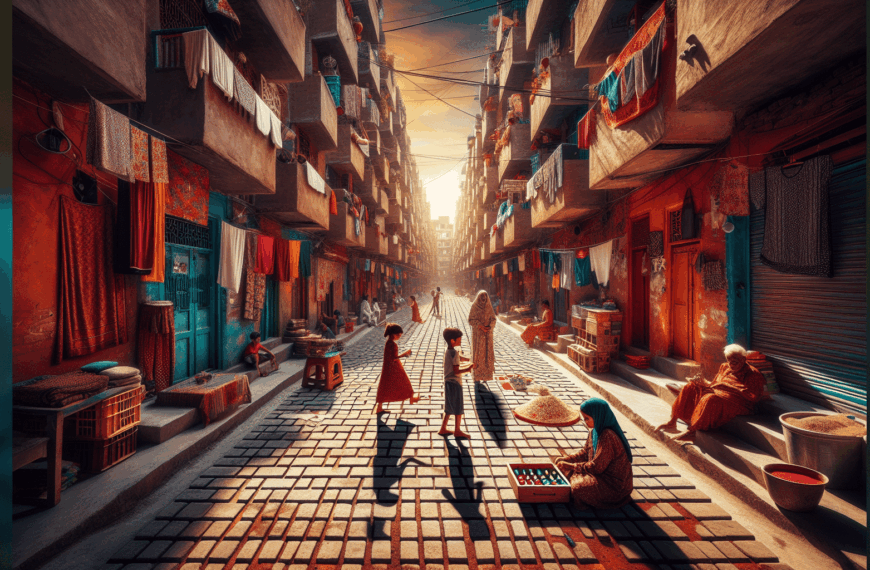 Corazón Barrial: Tradiciones y Vida en las Calles de un Pueblo