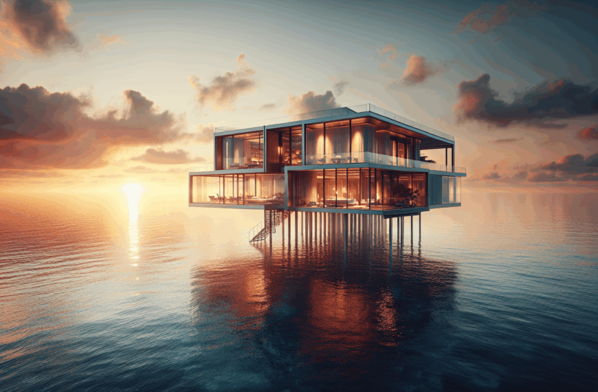 Residencia de Ensueño Suspendida sobre el Océano: Una Hazaña Arquitectónica Impresionante