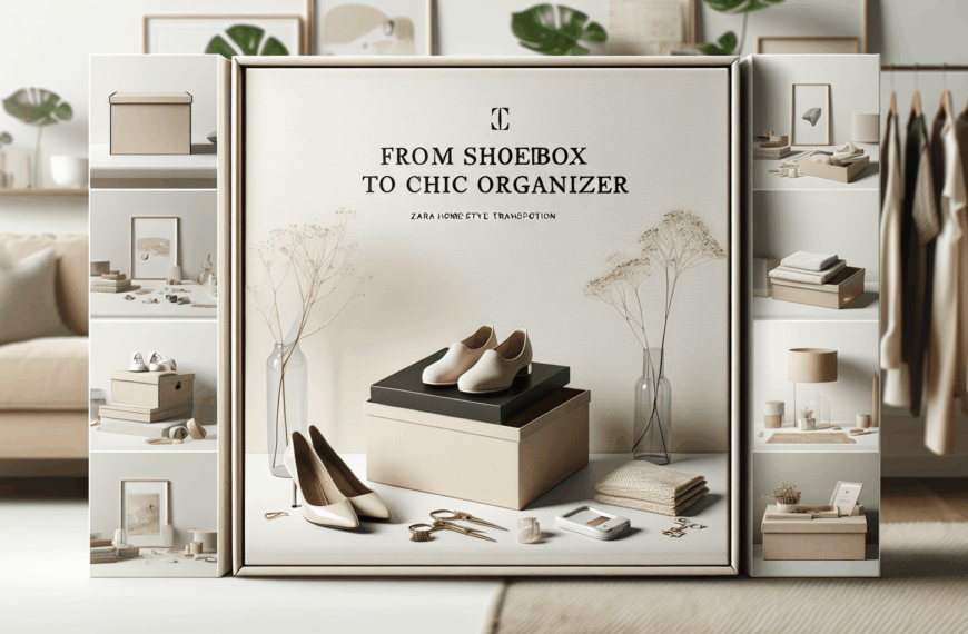 De Caja de Zapatos a Elegante Organizador al Estilo Zara Home