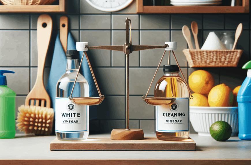 Comparativa: Vinagre Blanco vs. Vinagre de Limpieza para Uso Doméstico