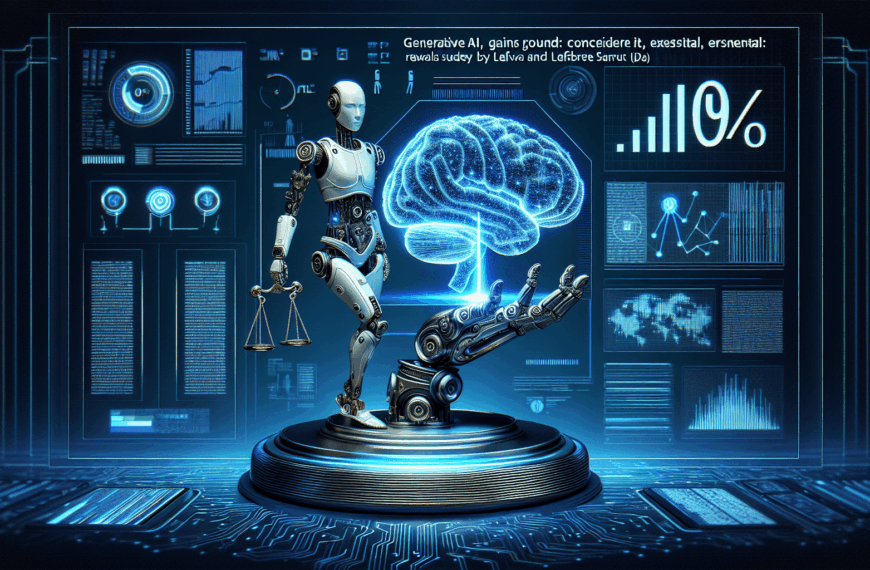 La IA Generativa Gana Terreno: 90% de Abogados la Consideran Esencial, revela Estudio de ELTA y Lefebvre Sarrut
